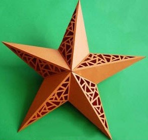 手工折纸漂亮的星星