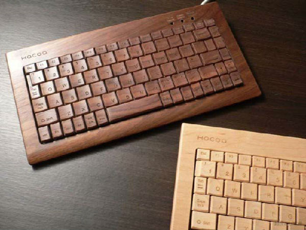 一款崭新的木质DIY键盘