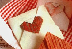 用心包装的爱，心形信封折法【图】