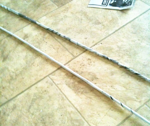 步骤2卷报纸棒 步骤2卷报纸棒