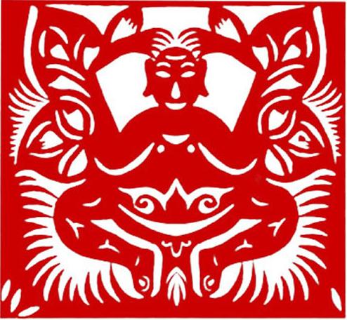 民间娃娃剪纸欣赏