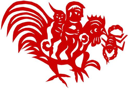 民间娃娃剪纸欣赏