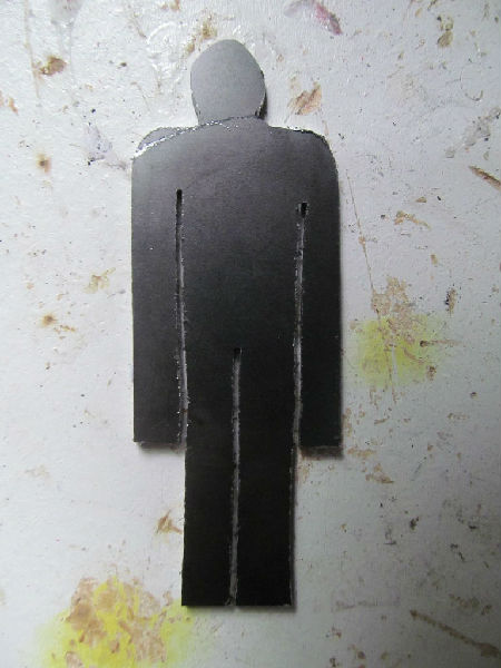 将肩膀打磨成椭圆