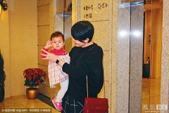 梁咏琪爱女大方露脸 大眼天然呆超可爱(组图)