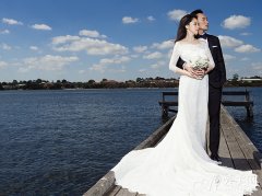 星鲜事:曝徐若瑄唯美婚纱照 石头Angela当花童