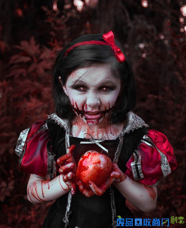 美摄影师重现恐怖儿童角色 令人胆战心惊(组图)