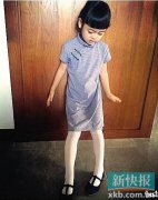 韩寒爱女穿民国风校服 造型乖巧可爱(图)