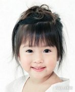 【图】宝宝盘发发型图片 凸显可爱清新范