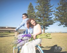 邓家佳与男友澳洲举行婚礼 唯美婚纱照曝光