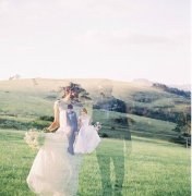 摄影师玩个性 美翻了的双重曝光婚纱照