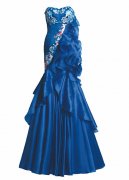 小小浪漫变更“婚纱设计我选蓝裙的！”