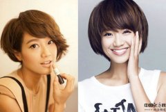 戚薇剪短发清爽干练 看众女星演绎短发的性感与可爱(组图)