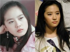 刘诗诗18岁清纯旧照曝光青春可人 神似刘亦菲（图）