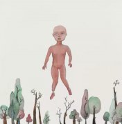 这些画和她一样干净、漂亮又伤感