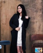 秋瓷炫写真公开 毛衣白裙温柔可人