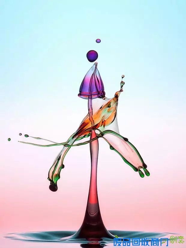 创意摄影:水滴的美妙瞬间