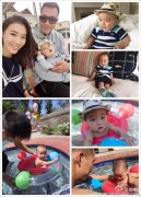 易建联晒一家三口全家福 儿子肉嘟嘟十分可爱(图)