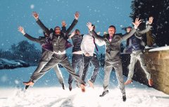 雪景惊艳婚纱照：来自冬天的祝福(双语)