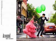 唯美韩式婚纱照爱情驶往巴厘岛