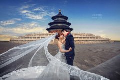 中国风婚纱照，V视觉定格北京婚纱摄影东方美