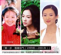 从丑小鸭到白天鹅 扒一扒女神章子怡妆容进化史（图）