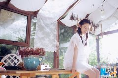 组图：郭晓婷开年清新写真 纯真阳光美女少女