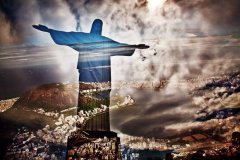 8秒双重曝光摄影作品 虚拟与现实之美