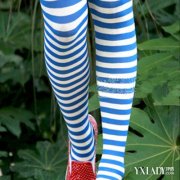 【图】二次元蓝白条纹丝袜图片欣赏 让你萌萌哒的蓝白条纹丝袜