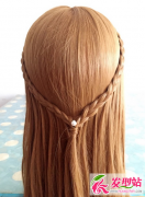 最新女生必学气质编发 时尚法式编发发型图片