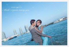 三亚VGI婚纱摄影游艇婚纱照最吸引眼球