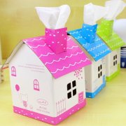 儿童手工制作纸盒小房子DIY图片大全◆肉丁儿童网