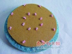 旧衣物自制精巧首饰盒