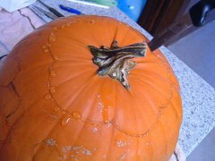 DIY卡通南瓜灯制作全过程