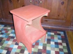 DIYダンボール家具: サイドテーブルの作り方