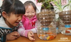 秦皇岛社区节水花盆巧制作 动手创建绿生活