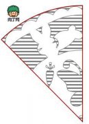 团花窗花剪纸素材 一款剪窗花的步骤图解