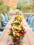 生活专栏：小编教你DIY万圣节郊游南瓜桌花