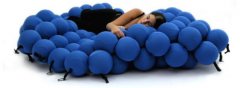  布球沙发 可随坐姿改变形状