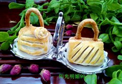 美食菜谱：花样酥皮（海棠酥，花篮酥，包包酥）