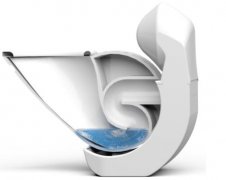  省空间的翻折马桶