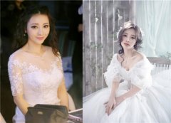 李小璐婚纱照都不“胸” 明星不只有撞脸
