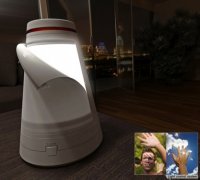  羞涩的外套落地灯