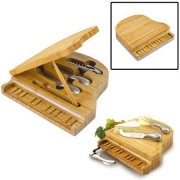  创意竹制起司餐具