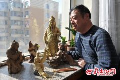 长春有个“泥人郑”自悟捏泥人受追捧
