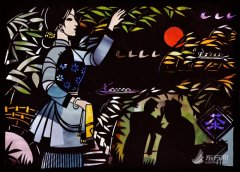 2015全国剪纸名家精品展开幕 抗战主题剪纸特色鲜明