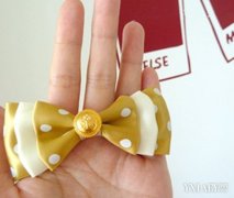 【图】DIY发饰教程 7步搞定可爱蝴蝶结！