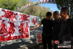 裕民举办民族团结书画作品展