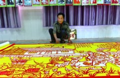 盘县椅棋村村民金元汉的剪纸人生