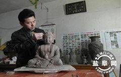 阜宁沈善成:乡村泥塑达人