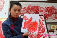 滕州剪纸艺术家：猴年让你《马上封侯》